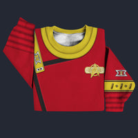 Modetrail TWOK II-VI Uniform 2270s Operations Department Sweater Costume, Star Trek Costume S-5XL US Size, Gift For Him