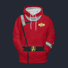 Modetrail TWOK II-VI Uniform 2270s Sciences Division Fleece Hoodie Costume, Star Trek Costume S-5XL US Size, Gift For Him