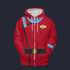 Modetrail TWOK II-VI Uniform 2270s Special Services Division Fleece Zip Hoodie Costume, Star Trek Costume S-5XL US Size, Gift For Him