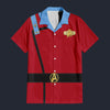 Modetrail TWOK II-VI Uniform 2270s Special Services Division Hawaiian Shirt Costume, Star Trek Costume S-5XL US Size, Unisex Button Down Shirt
