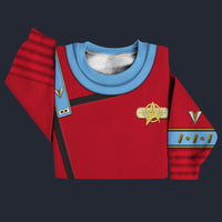 Modetrail TWOK II-VI Uniform 2270s Special Services Division Sweater Costume, Star Trek Costume S-5XL US Size, Gift For Him