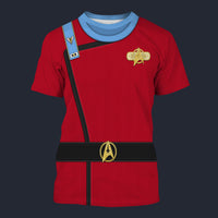 Modetrail TWOK II-VI Uniform 2270s Special Services Division Tracksuit Costume Hoodie Sweatshirt T-Shirt Sweatpants, Star Trek Costume S-5XL US Size