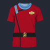 Modetrail TWOK II-VI Uniform 2270s Special Services Division T-shirt Costume, Star Trek Costume S-5XL US Size, Gift For Him