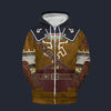Modetrail Tears Of The Kingdom Brown Link Attire Zelda Fleece Zip Hoodie Costume, The Legend of Zelda Costume S-5XL US Size, Gift For Him
