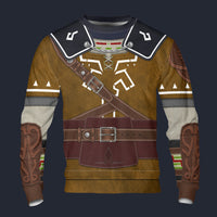 Modetrail Tears Of The Kingdom Brown Link Attire Zelda Sweatshirt Costume, The Legend of Zelda Costume S-5XL US Size, Gift For Him