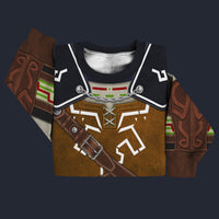 Modetrail Tears Of The Kingdom Brown Link Attire Zelda Sweater Costume, The Legend of Zelda Costume S-5XL US Size, Gift For Him