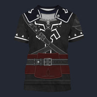 Modetrail Tears Of The Kingdom Dark Link Zelda T-shirt Costume, The Legend of Zelda Costume S-5XL US Size, Gift For Him