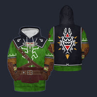 Modetrail Tears Of The Kingdom Link Zelda Iconic Hoodie Costume, The Legend of Zelda Costume S-5XL US Size, Gift For Him