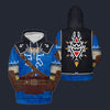 Modetrail Tears Of The Kingdom Zora Tunic Zelda Tracksuit Costume Hoodie Sweatshirt T-Shirt Sweatpants, The Legend of Zelda Costume S-5XL US Size
