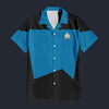 Modetrail The Next Generation Blue Version 2 Tracksuit Costume Hoodie Sweatshirt T-Shirt Sweatpants, Star Trek Costume S-5XL US Size