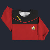 Modetrail Star Trek The Next Generation Command Sweater Costume, S-5XL US Size, Gift For Him