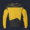 Modetrail Star Trek The Next Generation Operations Tracksuit Costume Hoodie Sweatshirt T-Shirt Sweatpants, S-5XL US Size