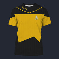 Modetrail Star Trek The Next Generation Operations T-shirt Costume, S-5XL US Size, Gift For Him