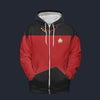 Modetrail The Next Generation Red Version 2 Tracksuit Costume Hoodie Sweatshirt T-Shirt Sweatpants, Star Trek Costume S-5XL US Size