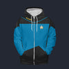Modetrail Star Trek The Next Generation Science Tracksuit Costume Hoodie Sweatshirt T-Shirt Sweatpants, S-5XL US Size