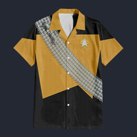 Modetrail The Next Generation Worf Klingon Hawaiian Shirt Costume, Star Trek Costume S-5XL US Size, Unisex Button Down Shirt