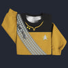 Modetrail The Next Generation Worf Klingon Sweater Costume, Star Trek Costume S-5XL US Size, Gift For Him