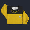Modetrail The Next Generation Yellow Version 2 Tracksuit Costume Hoodie Sweatshirt T-Shirt Sweatpants, Star Trek Costume S-5XL US Size