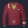 Modetrail The Search for Spock Scotty_s Monster Maroon Long Sleeves Costume, Star Trek Costume S-5XL US Size, Gift For Him