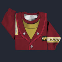 Modetrail The Search for Spock Scotty_s Monster Maroon Sweater Costume, Star Trek Costume S-5XL US Size, Gift For Him