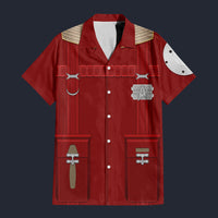 Modetrail The Wrath of Khan Admiral Kirk Field Coat Hawaiian Shirt Costume, Star Trek Costume S-5XL US Size, Unisex Button Down Shirt