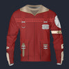 Modetrail The Wrath of Khan Admiral Kirk Field Coat Tracksuit Costume Hoodie Sweatshirt T-Shirt Sweatpants, Star Trek Costume S-5XL US Size