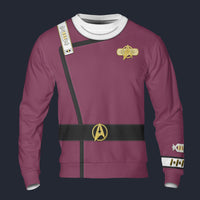 Modetrail The Wrath of Khan Captain Spock Long Sleeves Costume, Star Trek Costume S-5XL US Size, Gift For Him