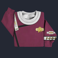 Modetrail The Wrath of Khan Captain Spock Sweater Costume, Star Trek Costume S-5XL US Size, Gift For Him