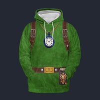 Modetrail Tingle Attire Tracksuit Costume Hoodie Sweatshirt T-Shirt Sweatpants, The Legend of Zelda Costume S-5XL US Size