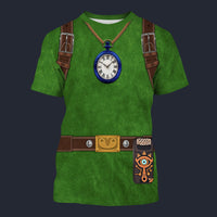 Modetrail Tingle Attire Tracksuit Costume Hoodie Sweatshirt T-Shirt Sweatpants, The Legend of Zelda Costume S-5XL US Size