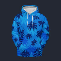 Modetrail Tommy Vercetti Blue Fleece Hoodie Costume, GTA Costume S-5XL US Size, Gift For Him