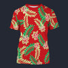 Modetrail Tommy Vercetti Floral Red T-shirt Costume, GTA Costume S-5XL US Size, Gift For Him
