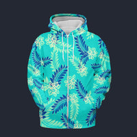 Modetrail Tommy Vercetti Floral Zip Hoodie Costume, GTA Costume S-5XL US Size, Gift For Him
