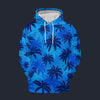 Modetrail Tommy Vercetti Palm Tree Blue Fleece Hoodie Costume, GTA Costume S-5XL US Size, Gift For Him