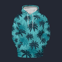 Modetrail Tommy Vercetti Palm Tree Fleece Hoodie Costume, GTA Costume S-5XL US Size, Gift For Him