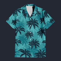 Modetrail Tommy Vercetti Palm Tree GTA Vice City Hawaiian Shirt And Beach Short Cosplay