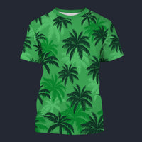 Modetrail Tommy Vercetti Palm Tree Green Tracksuit Costume Hoodie Sweatshirt T-Shirt Sweatpants, GTA Costume S-5XL US Size