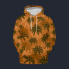Modetrail Tommy Vercetti Palm Tree Orange Fleece Hoodie Costume, GTA Costume S-5XL US Size, Gift For Him