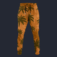 Modetrail Tommy Vercetti Palm Tree Orange Sweatpants Costume, GTA Costume S-5XL US Size, Gift For Him