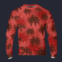 Modetrail Tommy Vercetti Palm Tree Red Long Sleeves Costume, GTA Costume S-5XL US Size, Gift For Him