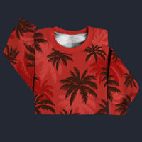 Modetrail Tommy Vercetti Palm Tree Red Sweater Costume, GTA Costume S-5XL US Size, Gift For Him