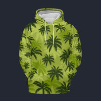 Modetrail Tommy Vercetti Palm Tree Yellow Tracksuit Costume Hoodie Sweatshirt T-Shirt Sweatpants, GTA Costume S-5XL US Size