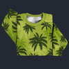 Modetrail Tommy Vercetti Palm Tree Yellow Tracksuit Costume Hoodie Sweatshirt T-Shirt Sweatpants, GTA Costume S-5XL US Size