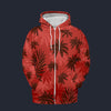 Modetrail Tommy Vercetti Red Fleece Zip Hoodie Costume, GTA Costume S-5XL US Size, Gift For Him