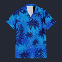 Modetrail Tommy Vercetti Blue Hawaiian Shirt Costume, GTA Costume S-5XL US Size, Unisex Button Down Shirt