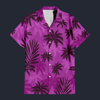 Modetrail Tommy Vercetti Pink Hawaiian Shirt Costume, GTA Costume S-5XL US Size, Unisex Button Down Shirt