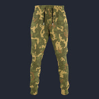 Modetrail Vegas Gold Camouflage Sweatpants Costume, Military Costume S-5XL US Size, Gift For Him