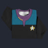 Modetrail Voyager Blue Tracksuit Costume Hoodie Sweatshirt T-Shirt Sweatpants, Star Trek Costume S-5XL US Size