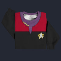 Modetrail Voyager Red Sweater Costume, Star Trek Costume S-5XL US Size, Gift For Him