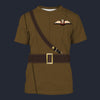 Modetrail WW1 British RFC Royal Flying Corps Tunic T-shirt Costume, British Costume S-5XL US Size, Gift For Him
